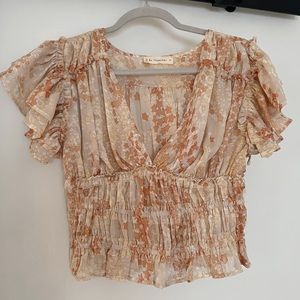 Ruffled Blouse- M
